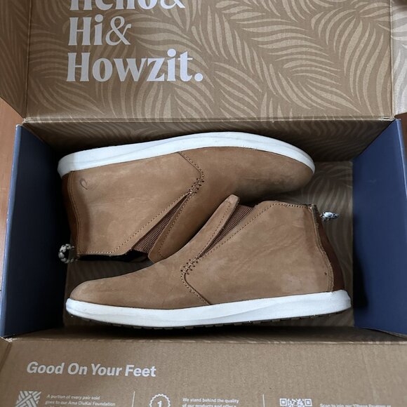 Hawai'iloa Manu Hope Sneaker Boot (Women 6.5) Fox/Off-white - Picture 4 of 10